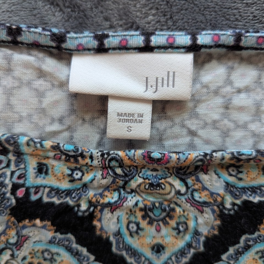 J.Jill Paisley Print Mini Dress.